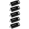 Image de PNY Pack de 5 Clés USB 3.2 Elite  Type-C® 64 Go - Jusqu'à 120 Mo/s en Lecture et Jusqu'à 10 Fois Plus Rapide en Écriture Que l'USB 2.0, Connecteur Type-C, Design fiable, Durable et Portable