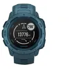 Image de Garmin Instinct - Bleu lakeside - montre de sport avec bande - silicone - bleu lakeside - monochrome - Bluetooth, ANT+ - 52 g en occasion ou reconditionné