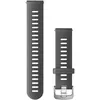 Image de Garmin Bracelet à dégagement rapide 20 mm compatible avec Venu, Venu 2Plus, Venu SQ/ SQ2, Vivoactive 3/5, Vivomove Series, Forerunner 55/245/645, Approach S40/S42/S12, D2 Air, Silicone sable clair