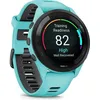 Image de Montre GPS connectée - GARMIN - Forerunner 265 - 46 mm (1 3) - Turquoise avec bracelet en silicone turquoise/noir