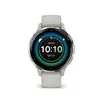 Image de Montre GPS connectée - GARMIN - Venu 3S - 30 4mm (1 2) - Acier Silver boîtier vert sauge et bracelet en silicone vert sauge