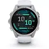 Image de Montre sport GARMIN Fenix 8 Multisports GPS AMOLED IP6X BT Wi-Fi 43 mm Argent / Blanc