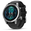 Image de Garmin f nix E, Montre GPS Multisports AMOLED, Acier Silver/Graphite, 47mm