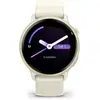 Image de Montre sport GARMIN Vivoactive 6 Forme et santé GPS AMOLED BT Wi-Fi 42 mm Lunar Gold