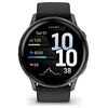 Image de Montre GPS connectée - GARMIN - Venu 4 - 45 mm (1 4) - Gray avec Bracelet en silicone noir