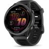 Image de Garmin® Forerunner® 570 Montre Intelligente GPS avancée de Course et de Triathlon, écran AMOLED, Fonctions d'entraînement et de récupération, Aluminium Gris Ardoise avec Bracelet Noir translucide