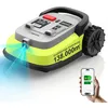 Image de UBHOME M10 Robot Tondeuse sans Fil Périphérique, RTK+Vision, Navigation Intelligente, Jardin Jusqu’à 1000 m², Évite Obstacles, Contrôle App, Pentes à 55%, Hauteur de Coupe 30-60mm (Noir)