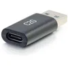 Image de C2G Adaptateur USB C Femelle vers USB A mâle SuperSpeed USB 5 Gbit/s, Compatible avec Smartphones, tablettes et Ordinateurs Portables