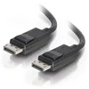 Image de C2G Câble DisplayPort 8K avec loquets de Verrouillage 8K UHD Ultra Haute Définition DisplayPort mâle vers mâle Câble de Moniteur d'ordinateur Noir 2 m