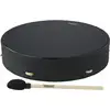 Image de Remo E1-1316-BE Bahia Buffalo Drum Black Earth tambour sur cadre 16 pouces avec mailloche