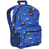 Image de LEGO Sac à dos unisexe pour enfant avec imprimés emblématiques, Voitures en bleu, One Size, Sac à dos Iconic Prints