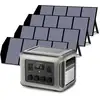 Image de ALLPOWERS Générateur Solaire 2500W (R2500 V2+ SP029 140W Panneau Solaire) - R2500 +4PCS SP029 Panneau Solaire 140W