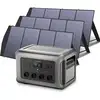 Image de ALLPOWERS Générateur Solaire 3500W (R3500 V2 + SP033 200W Panneau Solaire) - R3500+3pcs SP033 Panneau Solaire 200W