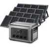 Image de ALLPOWERS Générateur Solaire 3500W (R3500 + SP035 200W Panneau Solaire) - R3500+4PCS SP035 Panneau Solaire 200W