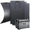 Image de ALLPOWERS S2000 Pro Station électrique portable 2400W 1451Wh - S2000 Pro+4pcs SF100 Panneau Solaire 100W