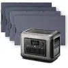 Image de ALLPOWERS 1800W Générateur Solaire R1500 avec PV100W - R1500+ 4PCS SF100 PV100W