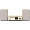 Image de Pure Système de musique stéréo HiFi classique (son 100 W, radio Internet, DAB+/FM, Bluetooth, lecteur CD, USB et Spotify Connect), blanc coton/chêne (blanc coton)