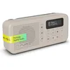 Image de Pure Elan Move Radio numérique portable DAB+ & FM avec Bluetooth 5.3, radio de poche ultra compacte avec batterie jusqu'à 16 heures, radio portable avec prise casque et écran LCD, sable