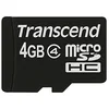 Image de Transcend - TS4GUSDC4 - 4 Go Carte Mémoire - Micro SDHC - Classe 4 - Noir