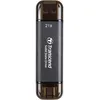 Image de Transcend 2To ESD310 Clé USB SSD Portable Double, 1050 Mo/s, USB-A+C