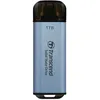 Image de Transcend 1To ESD300 Clé USB SSD Portable, 1050 Mo/s, USB-C, Bleu Ciel