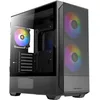 Image de ANTEC NX416L, Panneau Avant en Maille à Haut débit d'air, 2 Ventilateurs ARGB de 160 mm et 1 x 120 mm Inclus, Type C, Panneau latéral à charnière en Verre trempé, jusqu'à 11 Ventilateurs, Support de