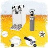 Image de ich-zapfe Ensemble Complet Tireuse a Biere - Kontakt 40 Machine a Biere, Pompe a Biere 2 Lignes, 50 litres/h, Professionnelle, KEG:NC Adaptateur, KEG 2:Type S
