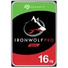 Image de Seagate IronWolf Pro 16 To, Disque dur interne NAS HDD, CMR 3,5" SATA 6 Gbit/s, 256 Mo de mémoire cache, pour NAS RAID, services Rescue valables 3 ans (ST16000NE000)