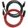Image de KUBOWAI d'Extension de Panneau Solaire 6mm², Rallonge de Câble Solaire 10m, Cordon Photovoltaïque, Classe de Tension 1500V, Fiche Solaire Montée, Prise étanche IP68 (10 AWG 10m)