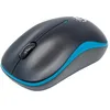Image de Manhattan Success 179416 Souris Optique sans Fil USB avec 3 Boutons et molette 1000 dpi Noir/Bleu
