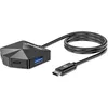 Image de Manhattan Hub USB-C et USB-A à 4 ports : compact, charge rapide, design incliné pour un accès facile et une compatibilité universelle ? 181150