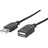 Image de Manhattan 338653 câble USB 1,8 m USB 2.0 USB A Noir