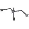 Image de Manhattan 461658 27" Pince Noir support d'écran plat pour bureau - Supports d'écrans plats pour bureau (Pince, 21 kg, 33 cm (13"), 68,6 cm (27"), 100 x 100 mm, Noir)