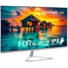 Image de ViewSonic VX3276-MHD-3 Moniteur IPS 32" Full HD, VGA, HDMI, DisplayPort, haut-parleurs, chassis argenté, sans bords sur 3 côtés, pied argenté
