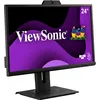 Image de ViewSonic VG2440V Moniteur IPS 24" Full HD, VGA, HDMI, DisplayPort, Webcam,microphone, USB, Haut-parleurs, Ergonomique, Noir