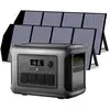 Image de ALLPOWERS 1600W Générateur Solaire R1500 LITE avec PV140W - R1500 LITE +2PCS SP029 Panneau Solaire 140W