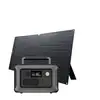 Image de ALLPOWERS 600W Générateur Solaire R600 avec SE100 PV100W - R600-Noir+SE100 PV100W
