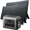 Image de ALLPOWERS 1800W Générateur Solaire R1500 avec 2PCS SE100 PV100W - R1500+ 2PCS SE100 PV100W