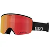 Image de Giro Axis Lunettes de Neige - Noir Wordmark Vif Ember/Vivid Infrarouge, Cadre Moyen