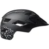 Image de Bell Sidetrack Jeunes Casque de vélo - Matt Noir/Fragments d'argent, Unisize 50-57cm