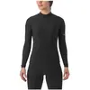 Image de Giro W Chrono LS Maillot de Cyclisme Thermique en Jersey pour Femme, Femme, Vêtement de Cyclisme., Noir, L