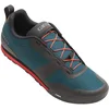 Image de GIRO Tracker Fastlace Chaussure de Cyclisme de Montagne, Harbor Blue Bright Red, 41 EU
