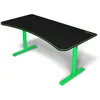 Image de Arozzi Arena Bureau Gaming incurvé Ultra Large avec Tapis sur Toute la Surface, Support de Moniteur avec découpes et Filet de Gestion des câbles   [Green]