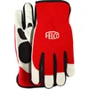 Image de Gants de travail, rouge et blanc, en cuir de vachette, taille L Felco