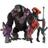 Image de McFarlane Toys Spawn She-Spawn & Cygor Lot de 2 Figurines d'action Gold Label, Objets de Collection très détaillés et Ultra articulés avec boîte à fenêtre Exclusive   Figurines de Collection