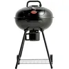 Image de Char-Griller CG30040725 Barbecue à charbon de bois et fumoir en acier noir 55,9 cm
