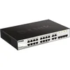Image de D-Link DGS-1210-20 Smart Smart+ 16 Ports Gigabit + 4 Ports Combo 1000BaseT/SFP - Idéal pour Entreprise Administration et Réseaux Gérés
