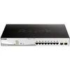 Image de D-Link DGS-1210-10MP/E Switch Smart+ 8 Ports Gigabit PoE/PoE+ + 2 Ports SFP - Budget PoE 130W - Switch ONVIFF - Idéal pour Entreprise Administration et Réseaux Gérés - Cordon d'alimentation UE