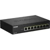 Image de D-Link DMS-108P Switch PoE Non Géré Multi-Gigabit 8 Ports   2,5GbE, 230W, 802.3af/at/BT, sans Ventilateur, Plug & Play, Boîtier Métallique, IGMP Snooping, QoS, Ethernet Écoénergétique