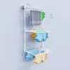 Image de foxydry Tower, Étendoir Mural Vertical, Extensible rétractable refermable intérieur et extérieur 88x52x137 cm (80, Blanc)